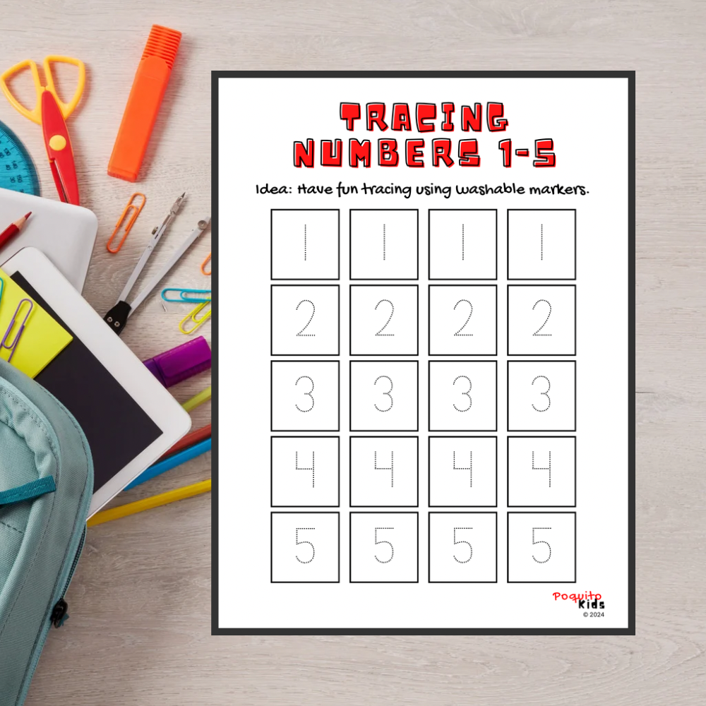Personalized Preschool Back to School Tracing Name and Alphabet Fun Packet | For Download