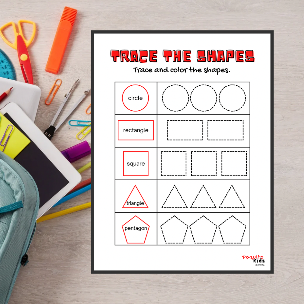 Personalized Preschool Back to School Tracing Name and Alphabet Fun Packet | For Download