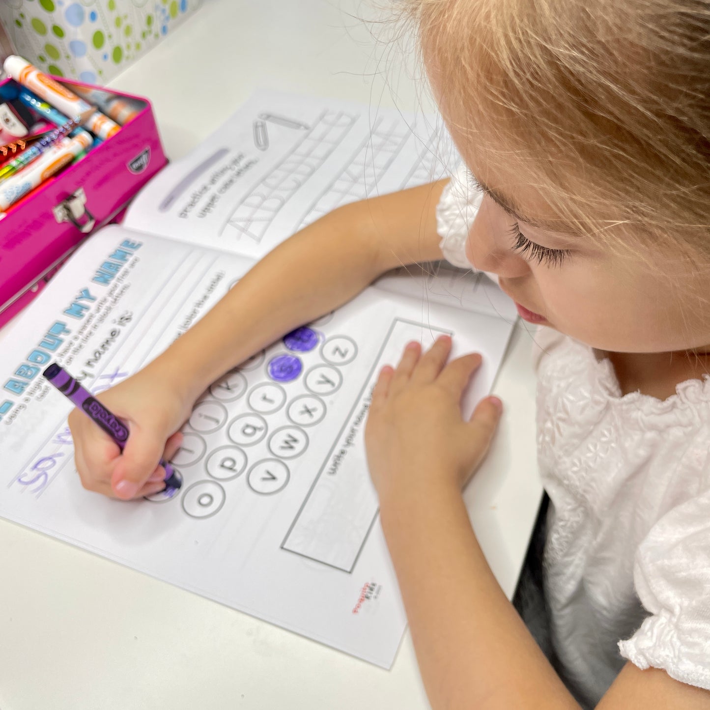 WORKBOOK BUNDLE | Preschool Back to School Tracing Name and Alphabet Fun