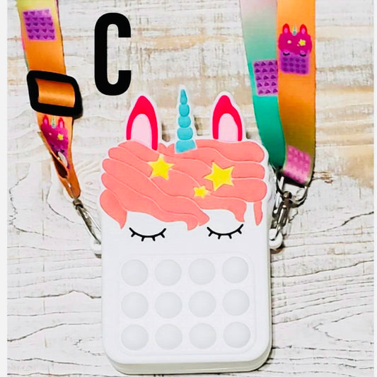 Fidget Unicorn Purse Popper
